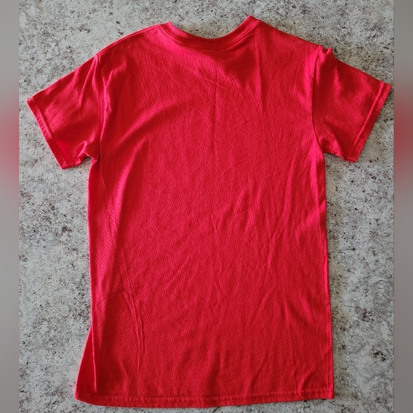 Couples Novelty Shirt Drunk 1 & Drunk 2 Red Tops - Picture 4 of 10